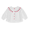 Floss Everlyn Long Sleeve Bright White Blouse