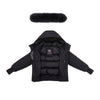 Ellabee Adelle Canvas Down Black Fox Bomber