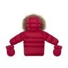 Ellabee Bella Enfant Fur Down Raspberry Raccoon Jacket