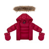Ellabee Bella Enfant Fur Down Raspberry Raccoon Jacket