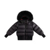 Ellabee Fashions Fur Accent Lining Black/Fuscia Bomber.