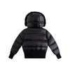 Ellabee Fashions Fur Accent Lining Black/White Bomber.