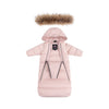 Ellabee Fashions Down Fur Pink Snowsuit.