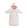 Ellabee Fashions Caramelo Down  Off White/Pink Snowsuit.