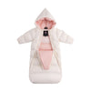 Ellabee Fashions Caramelo Down  Off White/Pink Snowsuit.