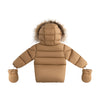 Ellabee Fashions Bella Enfant Fur Down Cappucino/Corduroy Jacket