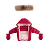Ellabee Fashions Bella Enfant Fur Down Rasberry/Pink Lining Jacket.
