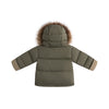 Ellabee Fashions Lyane Enfant Fur Down  Forest Green Jacket.