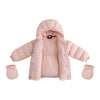 Ellabee Fashions Flore Enfant Fur Down Baby Pink Jacket.