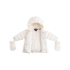 Ellabee Fashions Flore Enfant Fur Down Off White Jacket.