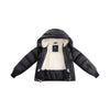 Ellabee Fashions Julia Ski Down Black/Off White Lining Jacket.