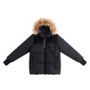 Ellabee Fashions Olivier Down Black/Corduroy Jacket.