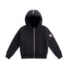 Ellabee Fashions Elora Fur Lined Down Black Hoodie.