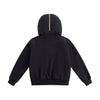 Ellabee Fashions Elora Fur Lined Down Black Hoodie.
