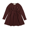 Farren and Me High Waisted Washed Burgundy Dress