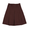 Farren and Me Denim Pleated Washed Burgundy Skirt
