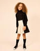 Little Parni Pleated Black Skirt K683