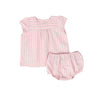 Marmar Tuss Pusle Bonbon Pink Stripes Set