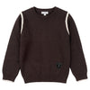 Blumint Rope Detail Brown Sweater.