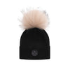Ellabee Fashions Fox Pom Pom Black Hat.