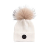 Ellabee Fashions Fox Pom Pom White Hat.