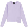 Gem Cropped T-Shirt With Pocket Lilac Tshirt