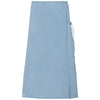 Gem Tie Wrap Light Denim Skirt