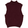 G Degree Burgundy Turtleneck Vest