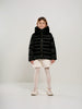 Bomboogie Hooded Girl Down Black Coat
