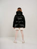 Bomboogie Hooded Girl Down Black Coat