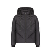 Denali Outerwear Girls with Heart Quilting Black Coat.