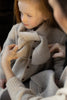 One More In The Family Girly Beige Coat with Scarf