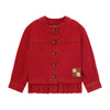 Rooie and Friends Girl's Club Denim Rooie Red Jacket