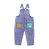 Heven Child Green Pocket Denim Overalls H53
