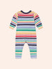 Huxbaby Rainbow Stripe Huxbear Multi Romper