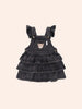 Huxbaby Knit Denim Frill Denim Black Jumper