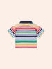 Huxbaby Moto Hux Rainbow Stripe Multi Polo
