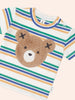 Huxbaby Furry Huxbear College Stripe Multi Tee