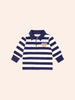 Huxbaby Varsity Hux Navy/Almond Milk Polo