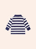 Huxbaby Varsity Hux Navy/Almond Milk Polo