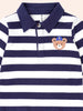 Huxbaby Varsity Hux Navy/Almond Milk Polo