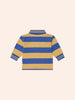 Huxbaby Collegiate Hux Stripe Cobalt/Sunshine Polo
