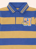 Huxbaby Collegiate Hux Stripe Cobalt/Sunshine Polo