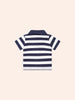 Huxbaby Peekaboo Varsity Hux Navy/Almond Milk Polo