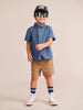 Huxbaby Hux Short Sleeve Chambray Shirt
