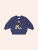 Huxbaby Tradie Dino Washed Navy Sweatshirt