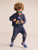 Huxbaby Tradie Dino Washed Navy Sweatshirt