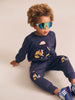 Huxbaby Tradie Dino Washed Navy Sweatshirt