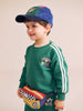 Huxbaby Racer Stripe Emerald Sweatshirt
