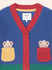 Huxbaby Colour Block Varsity Hux Blue Multi Cardigan